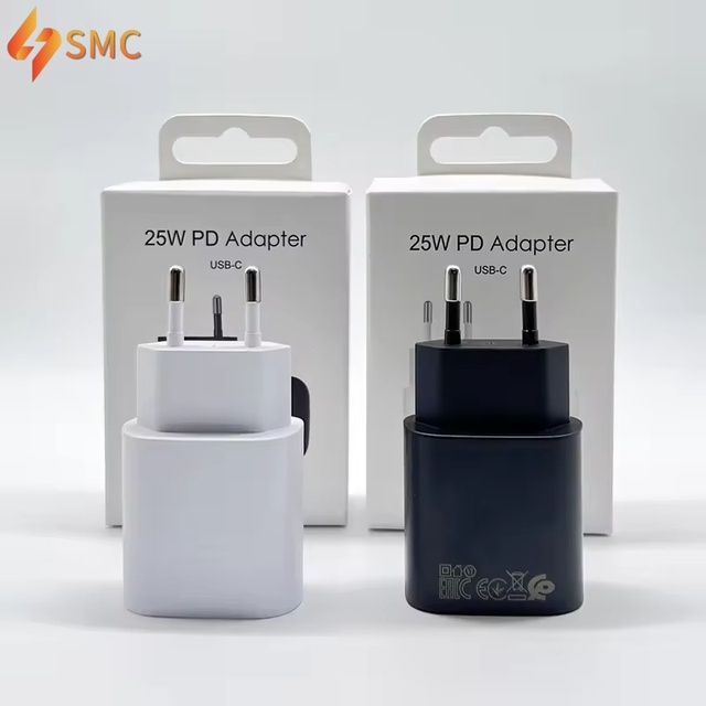 Best Quality 25W USB-C Wall Charger Super Fast Charger PD Cable Type C Travel Adapter for Samsung 25 45 Watt US EU Plug