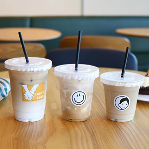 9oz 12oz16oz 32oz personalizado impreso desechable PET taza de plástico al por mayor transparente taza transparente para Bebidas frías - Product Image 1