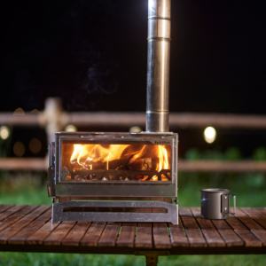 사계절 아웃도어 어드벤처용 미니멀리스트 디자인의 맞춤형 스테인리스 스틸 건조 목재 연료 휴대용 캠핑 주방 스토브 - Product Image 4