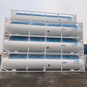 Asme Standard T50 Lpg Cryogenic Iso Tank Container 40ft Compressed Liquefied Gas Iso Tank Price