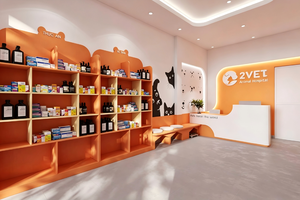 เฟอร์นิเจอร์สั่งทำสำหรับร้านขายสัตว์เลี้ยงและโซลูชั่นจัดแสดงสินค้าปลีก |   ผู้ผลิตชั้นวางของไม้รักษ์โลก ไฟ LED และอุปกรณ์ตกแต่งร้านค้า - Product Image 3