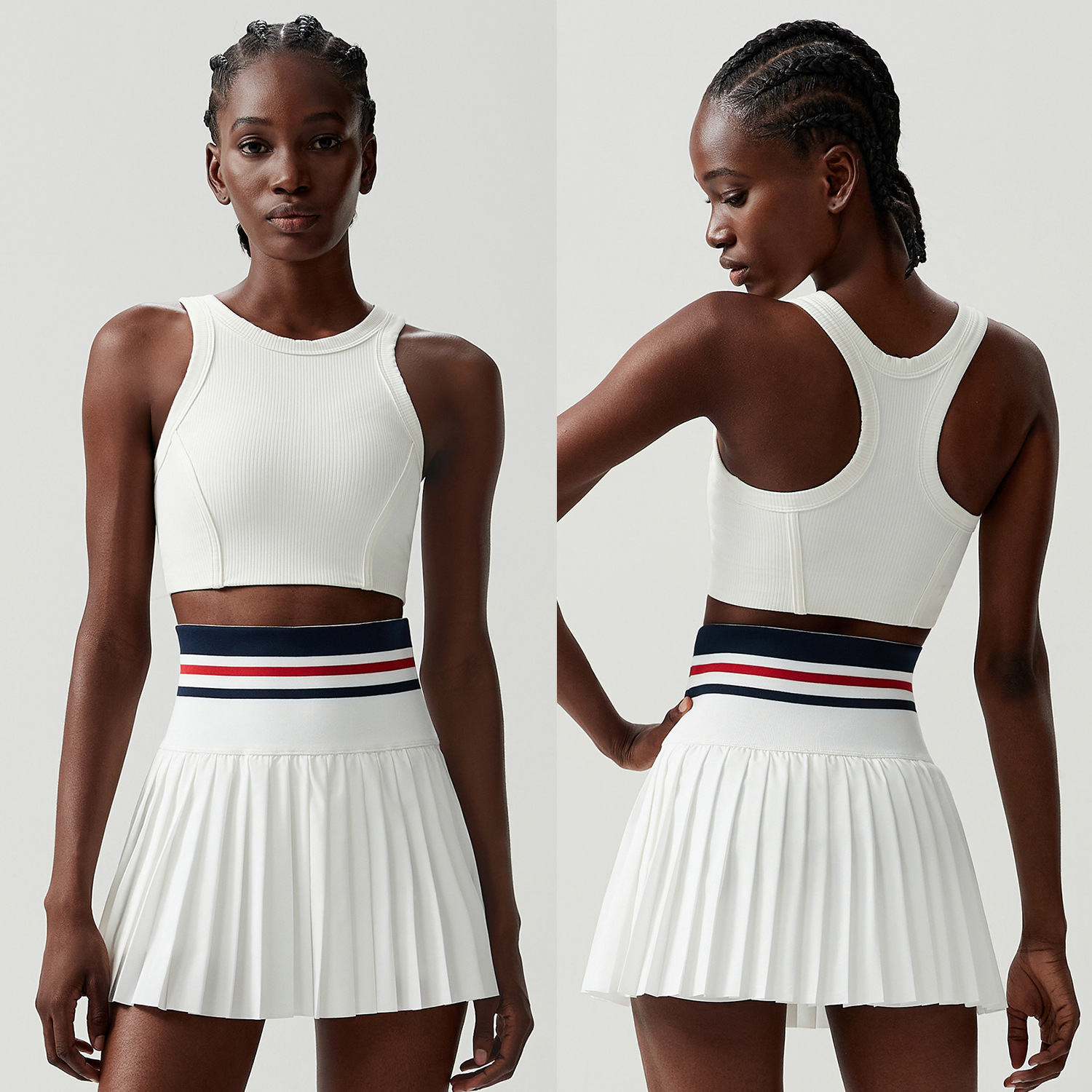Blanc et marine
