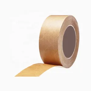 Packing Tape Reinforced Kraft Paper Tape Self Adhesive Packaging Tape Used For Heavy Duty Packaging Warehouse Storage