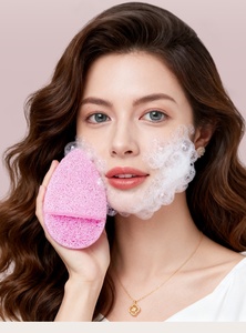 Éponge nettoyante réutilisable en forme de goutte d'eau pour le visage, exfoliante, pour le lavage du visage, le dé<span class=keywords><strong>maquillage</strong></span> et le nettoyage en profondeur (vente en gros) - Product Image 3