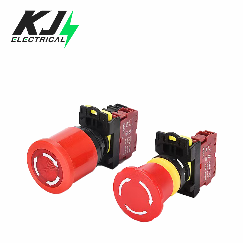 INTER-SPAN LA38M Emergency Stop Button Switch Modular 22mm Self ...