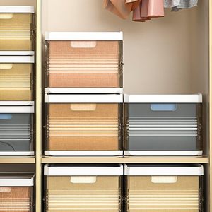 Cajas y Contenedores de Almacenamiento de Plástico de Nuevo Diseño, Organizador de Ropa Individual de Cartón, Rectangular, Estilo Americano, Alta Calidad - Product Image 5