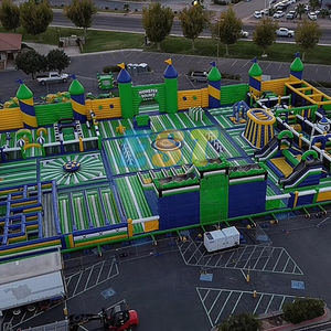 Maison gonflable de rebond Parcs gonflables <span class=keywords><strong>Parc</strong></span> de jeux de sport <span class=keywords><strong>Parc</strong></span> d'attractions à thème gonflable avec parcours d'obstacles - Product Image 2