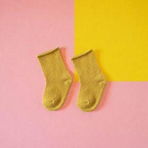 BOHOPANNA Chaussettes en coton basiques jaunes pour enfants, taille 3 4 ans, douces, respirantes, flexibles, confortables, qualité supérieure, usage quotidien - Product Image 4