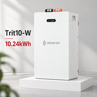 Batterie de stockage d'énergie domestique de 10,24 kWh avec communication CAN RS485 pour système d'onduleur hybride