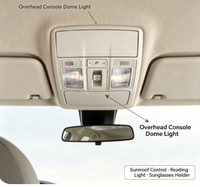 Lampu Baca di Plafon Mobil dengan Tombol Kontrol Sunroof untuk Mazda CX-5 Generasi ke-2, Rakitan Lampu Plafon Interior