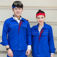Tenue de Travail Industrielle Personnalisable avec Logo – Ensemble Veste et Pantalon Cargo Professionnel de Sécurité Printemps-Automne