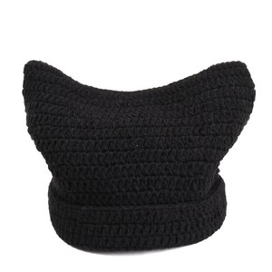 Bonniewhappy Knitted Beanie <b>Hat</b> With Mickey Hands Embroidery For Women Winter <b>Warm</b> Casual Style - Product Image 4