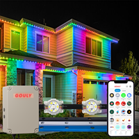Luces LED de Cadena Inteligentes Personalizadas de Fábrica Gouly, Luces Puntuales LED Impermeables IP68, Luces Permanentes para Exteriores