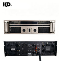 Amplificateur audio métallique 3U haute puissance Classe TD 1800Wx2 8ohm avec filtre VHF pour montage en rack, idéal pour les spectacles en extérieur, les roadshows et les festivals (système Line Array)