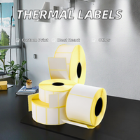 Étiquettes thermiques adhésives sensibles à la chaleur, impression personnalisée, rouleau d'étiquettes à code-barres, directement de l'usine