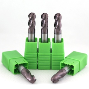 Rल्ड Hrc60 4-फ्लैट ठोस कार्बाइड उच्च परिशुद्धता वाला कार्बाइड उच्च परिशुद्धता टिलीन कोटेड बॉल नाक अंत मिल - Product Image 4