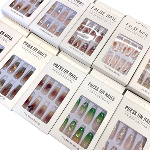 Vente en gros <span class=keywords><strong>pas</strong></span> <span class=keywords><strong>cher</strong></span> presse sur les <span class=keywords><strong>ongles</strong></span> haute qualité moyen cercueil coeur perle français pointe <span class=keywords><strong>ongles</strong></span> manucure acrylique bâton sur les <span class=keywords><strong>ongles</strong></span> - Product Image 1