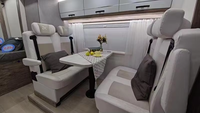 Kit de conversion de pieds de table de camping-car polyvalent en alliage d'aluminium Rotation à 360 ° Conception télescopique Pièces de carrosserie pour camping-car