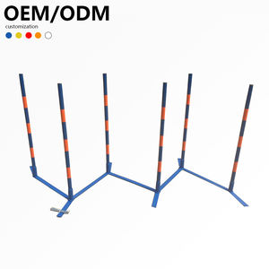Suministro directo del fabricante Entrenamiento de agilidad al aire libre Postes de obstáculos Suministros de entrenamiento de mascotas de metal a prueba de agua para entrenamiento de perros - Product Image 3