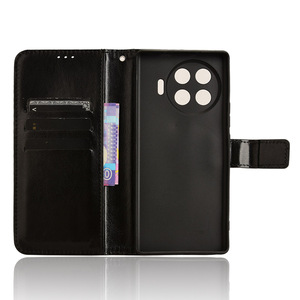 Pour étui portefeuille Tecno Spark 20 <span class=keywords><strong>Pro</strong></span> <span class=keywords><strong>Plus</strong></span>, fentes pour cartes en cuir PU support fermeture magnétique housse de téléphone à rabat pour Tecno Spark 20 <span class=keywords><strong>Pro</strong></span> + - Product Image 4