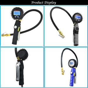 เครื่องวัดแรงดันลมยาง U-NAI UN-9703D 0-255PSI 0-10BAR ปิดอัตโนมัติใน 30 วินาที พกพาสะดวก น้ำหนักเบา หน้าจอ LCD ดิจิตอล พร้อมที่สูบลมในตัว วัสดุทองแดง - Product Image 4