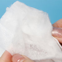 Direktvertrieb ab Werk 3-Schichtige Jumbo-Baumwollrolle Rohmaterial zur Herstellung von Kosmetik-Wattepads