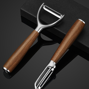 سكين مطبخ جديد من الفواكه والخضروات والفاكهة من الفولاذ المقاوم للصدأ مع مقبض خشبي - Product Image 1