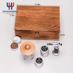 Kit de Ahumador de Whisky con Logotipo Personalizado, Antorcha y Vaso en Caja de Madera, Set de Coctelería para Vendedores Minoristas - Product Image 2