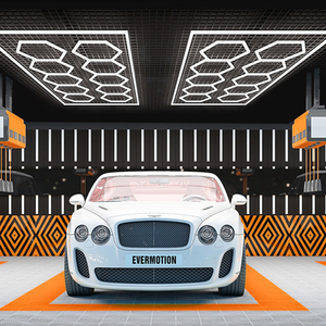 <span class=keywords><strong>Lumières</strong></span> hexagonales à haut rendement lumineux, éclairage LED très vendu pour la salle d'exposition, garage haut de gamme et <span class=keywords><strong>atelier</strong></span> automobile - Product Image 3