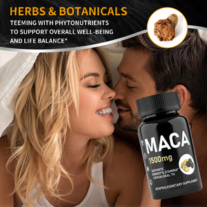 <span class=keywords><strong>Maca</strong></span> Man kapsul daya Herbal organik suplemen nutrisi meningkatkan kekuatan otot energi dan kesehatan seksual 60 buah Kapsul - Product Image 3