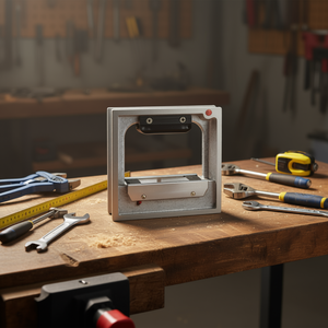 Niveau carré de précision Ttake 100x100mm avec base magnétique pour le travail des métaux et la menuiserie - Product Image 3