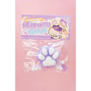 Porte-cartes en peluche TPR en forme de patte de chat, mignon et compressible, pour soulager l'irritabilité et le stress des enfants - Product Image 4