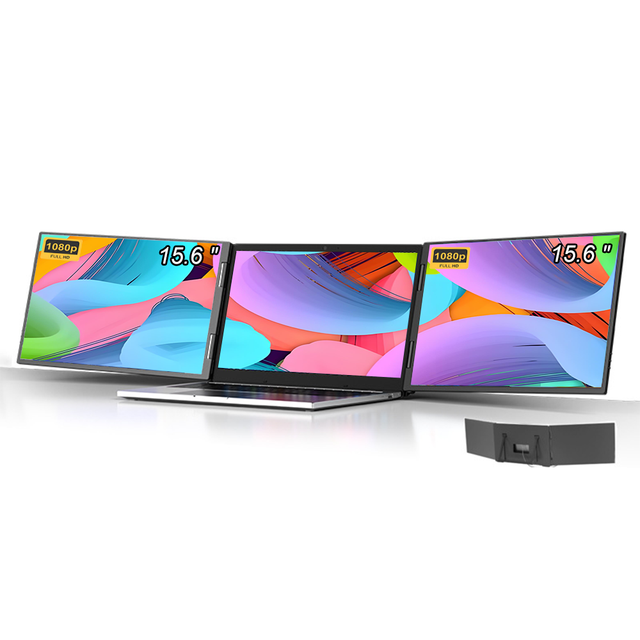 15.6 Inch Portable Double Monitor 2 IPS Screen Dual Monitor Gaming Triple Portable Monitor for 15.6inch Laptop
