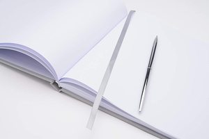 Đám cưới flowers-A4 Kích thước trống lưu bút 60 Sheets 120 trang vàng in bìa cứng cuốn sách của khách - Product Image 3