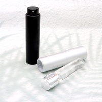 Flacon de recharge de parfum en aluminium miniature portable personnalisé 20 ml Vaporisateur de parfum en verre épais avec boîte