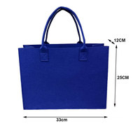 Sac fourre-tout en feutre personnalisé, cadeau promotionnel, sac à main, sac de shopping en feutre avec logo imprimé, vente en gros d'usine