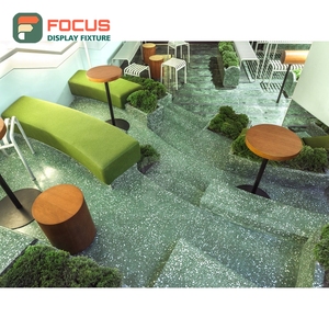 Vitrine à café illuminée, finition bois mat, aménagement en coin, vitrine de magasin, vitrine à café - Product Image 6