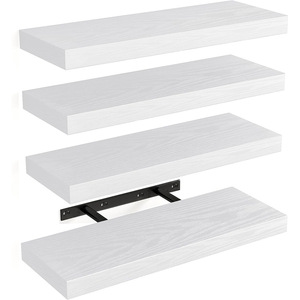 Modern Floating Shelves Wooden Wall <strong>Racks</strong> Heavy Duty Large Capacity Storage for <strong>Kitchen</strong> Bathroom <strong>Spice</strong> Tools - Product Image 4