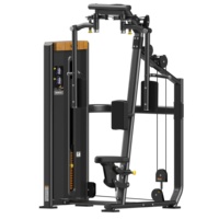 Machine Papillon Assise pour Pectoraux et Deltoides Posterioriels, Équipement de Musculation avec Pile de Poids Sélective pour Entraînement des Deltoides