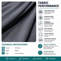 Tissu en nylon imperméable 3000MM 10D*10D 510T 30GSM à grille de 0,15 cm, enduit PU d'un côté et silicone de l'autre, pour abri de pluie