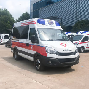 Voiture d'urgence légère personnalisée OEM avec carrosserie ABS et chariot médical mobile, ambulance de prévention des épidémies - Product Image 1