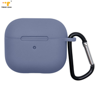 Porte-clés compatible avec Airpods Pro 3, étui en silicone antichoc et étanche, housse pour écouteurs sans fil, étui de protection pour casque sans fil