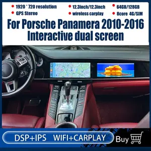 AutoRadio Android lecteur multimédia <span class=keywords><strong>de</strong></span> voiture pour <span class=keywords><strong>Porsche</strong></span> <span class=keywords><strong>Panamera</strong></span> 2017 4.0 système stéréo GPS Navigation Audio DSP - Product Image 5