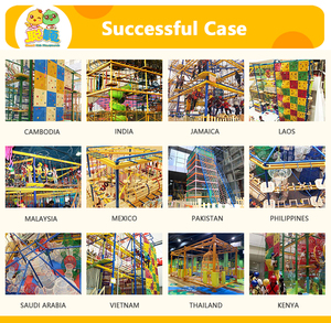 Proyecto Llave en Mano: Parque Infantil Interior con Circuito Ninja y Sala <span class=keywords><strong>de</strong></span> Espera, Parque Infantil Comercial Interior para Niños <span class=keywords><strong>de</strong></span> 3 a 15 Años - Product Image 4