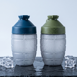 Botella <span class=keywords><strong>de</strong></span> Agua Unisex Ecológica <span class=keywords><strong>de</strong></span> PP con Forma <span class=keywords><strong>de</strong></span> <span class=keywords><strong>Granada</strong></span>, 600 ml, con Asa, Diseño Estilo Americano, Portátil, para Viajes - Product Image 6