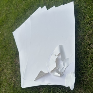 Venta al por mayor <span class=keywords><strong>UDV</strong></span> blanco A4 cáscara de huevo papel adhesivo buen precio clásico troquelado adhesivo anti-falsificación producto - Product Image 2