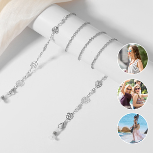 Venta al por mayor <span class=keywords><strong>cadena</strong></span> de correa de <span class=keywords><strong>gafas</strong></span> ligera antideslizante personalizada <span class=keywords><strong>para</strong></span> máscaras faciales <span class=keywords><strong>gafas</strong></span> de sol 73cm de longitud modelo F036/F136 hecho en China - Product Image 5