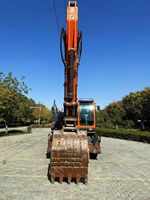 Excavatrice sur pneus Doosan DX210W d'occasion, 20 tonnes, d'origine coréenne, pour travaux routiers