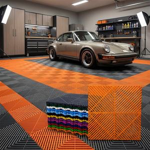 Современная Нескользящая пластиковая напольная плитка для автомойки в гараже - Product Image 1