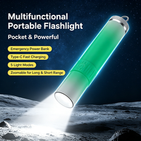 Lampe torche LED rechargeable portable, idéale pour le camping, la randonnée et les situations d'urgence